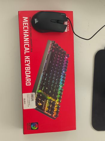 Modecom Volcano Lanparty RGB Klaviatura ir CORSAIR HARPOON RGB PRO