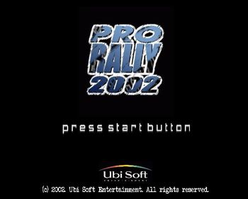 Pro Rally 2002 PlayStation 2
