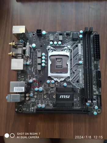 MSI H110I PRO AC Intel H110 Mini ITX DDR4 LGA1151 1 x PCI-E x16 Slots Motherboard