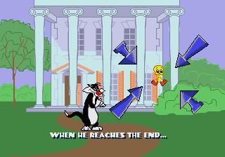 Sylvester and Tweety in Cagey Capers SEGA Mega Drive