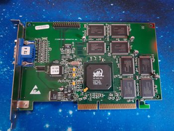 3DFX Voodoo3 1000 vaizdo plokštė retro žaidimams