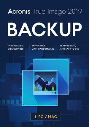 Acronis True Image 2019 Backup Software 1 Device (Lifetime) Acronis Key GLOBAL