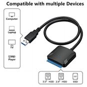 Buy USB 3.0 į SATA laidas skirtas 2.5"/3.5" HDD ir SSD diskams