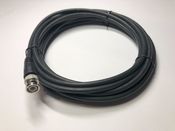 Redeem Coaxial RG59 Cable Assembly, BNC Plug to BNC Plug, 75 ohm, 16.4 ft, 5 m, Black