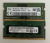 SK Hynix ir Micron Laptop ram 2x4 gb DDR4