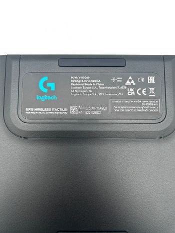 Logitech G915 Wireless (Tactile) RGB Mechaninė Gaming Klaviatūra