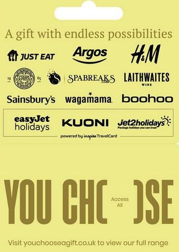 You Choose All Access Gift Card 100 GBP Key UNITED KINGDOM