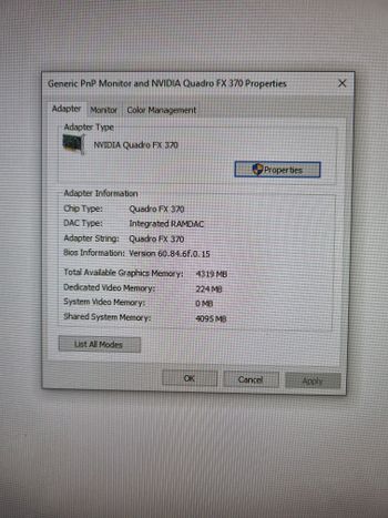 NVIDIA Quadro FX 370 for sale