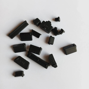 16vnt silikoninių dulkių dangtelių rinkinys USB hdmi nešiojamam kompiuteriui
