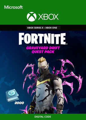 Fortnite - Graveyard Drift Quest Pack + 2000 V-Bucks Challenge Código de XBOX LIVE ARGENTINA