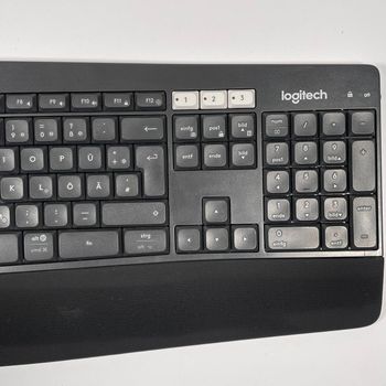 Logitech K850 Wireless Bluetooth Keyboard PC Mac Chrome Unifying Receiver Black