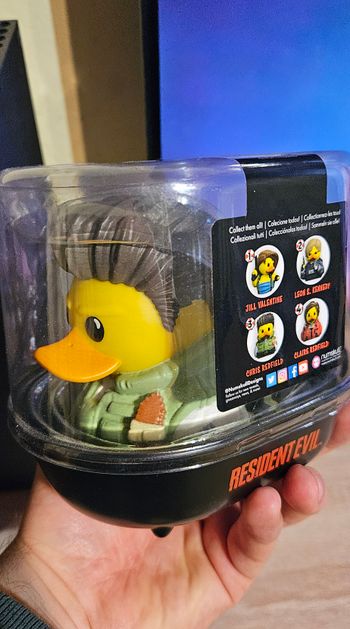 Resident evil Chris duck toy for sale
