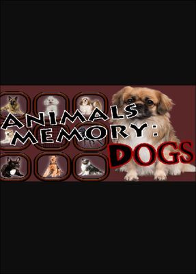 Animals Memory: Dogs game cover