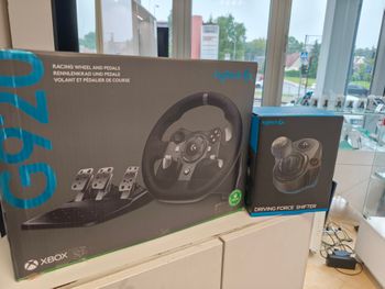 Logitech G920 vairo komplektas su Garantija