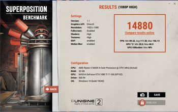 Palit GeForce GTX 1080 Ti 11 GB 1480-1582 Mhz PCIe x16 GPU
