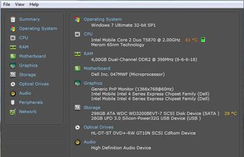 Dell Vostro 1015 15.6 / Intel Core 2 Duo - T6570 / 4 GB DDR2 / 320 GB HDD / Windows 7 Ultimate