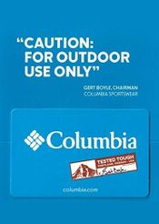 Columbia Sportswear Gift Card 75 USD Key UNITED STATES