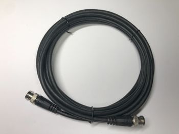 Buy Coaxial RG59 Cable Assembly, BNC Plug to BNC Plug, 75 ohm, 16.4 ft, 5 m, Black