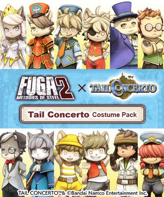 Fuga: Melodies of Steel 2 - Tail Concerto Costume Pack (DLC)
