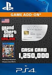 Grand Theft Auto Online: Great White Shark Cash Card (PS4) PSN Key SPAIN