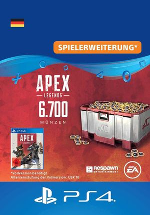 Apex Legends 6700 Apex Coins (PS4) PSN Key GERMANY
