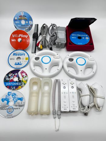 Nintendo Wii Mini RVL-201 (EUR) Žaidimų Konsolės Pilnas Rinkinys