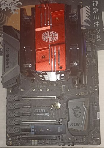 Get Intel Core i7-8700K + MSI Z370 Gaming M5 + Cooler Master Hyper 212 LED Turbo