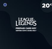League of Legends Gift Card 20€ Riot Key - EUROPE NORDIC - EAST Server Only