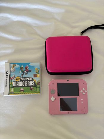 Pirkti Nintendo 2Ds Rosa & Blanca, Funda rosa, New super mario bros ...