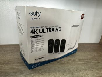3 lauko kamerų komplektas 4k EUFY 3C (ekspo)