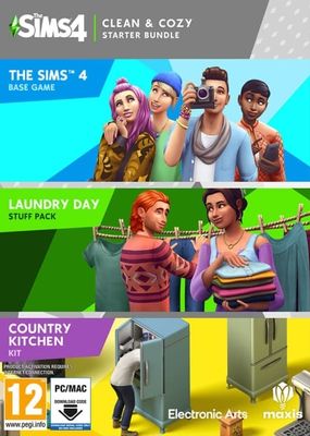 The Sims 4: Clean & Cozy Starter Bundle (PC/MAC) cover