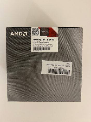 AMD Ryzen 5 3600 3.6-4.2 GHz AM4 6-Core CPU for sale