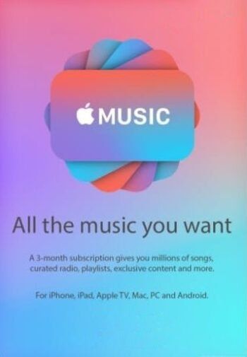 Apple Music Subscription 4 months TRIAL Key PORTUGAL