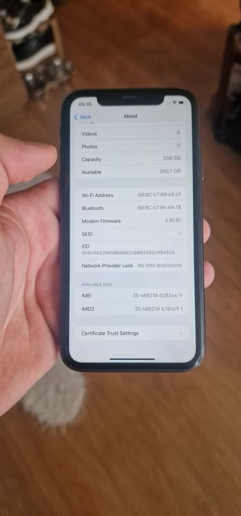 Apple iPhone 11 256GB Black for sale