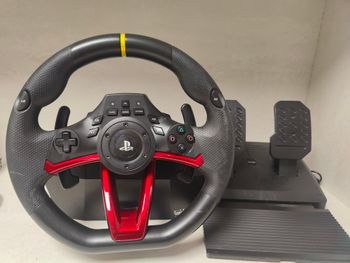 Hori R.W.A vairas su pedalais. Steering wheel, PS5, PS4, PC. Wireless