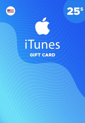 Apple iTunes Gift Card 25 USD iTunes Key UNITED STATES