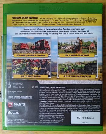 Farming Simulator 19 Premium Edition Xbox One