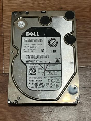 Dell 1000GB Hardas