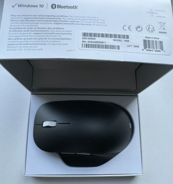 Microsoft Bluetooth Mouse Ergonomic Black