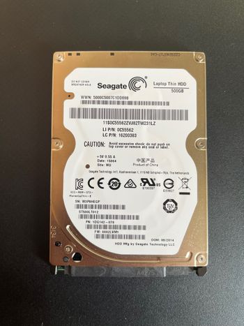 Seagate 2.5" 500Gb 5400rpm HDD