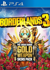 Borderlands 3 - Gold Weapon Skins Pack (DLC) (PS4) PSN Key UNITED STATES
