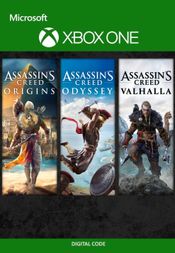Assassin's Creed Bundle: Valhalla, Odyssey, Origins (Xbox One) Xbox Live Key UNITED STATES for sale