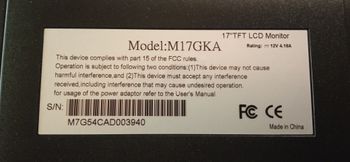 Get Monitor Starlogic de 17’ TFT-LCD Model M17GKA
