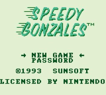 Speedy Gonzales Game Boy