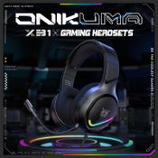Onikuma X31 gaming headphones (žaidimų ausinės)