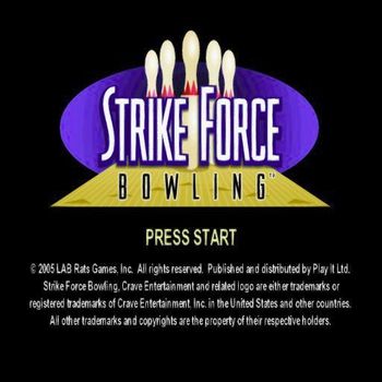 Strike Force Bowling PlayStation 2