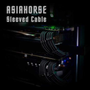 Get ASIAHORSE Sleeve Extension Cable raudoni/balti