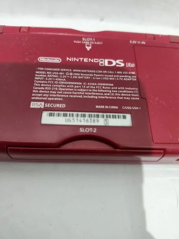 Nintendo DS Lite, Red