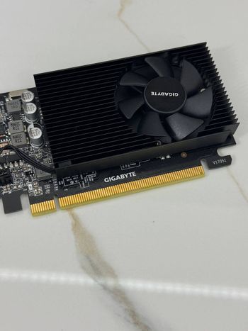 Get Gigabyte GeForce GT 1030 2 GB 1252-1506 Mhz PCIe x16 GPU