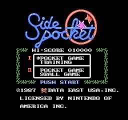 Side Pocket (1986) SEGA Mega Drive